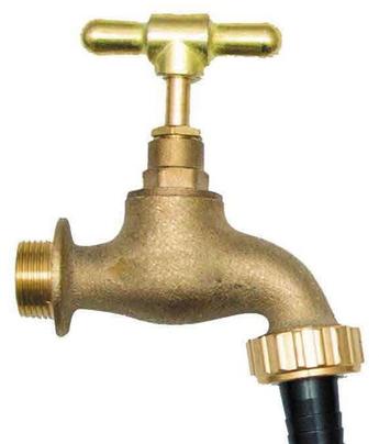 Bib Tap Brass Zinc – 1/2