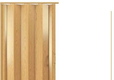 PVC Folding Door Natural Oak – 2030mm X 830mm