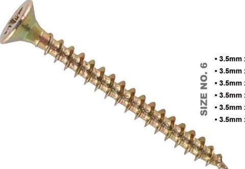 Wood Screw Pozi Head – 1000Pcs
