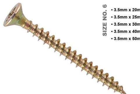Wood Screw Square Head – 100Pcs