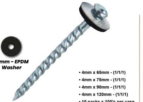Roofing Screw With Epdm Washer Diy