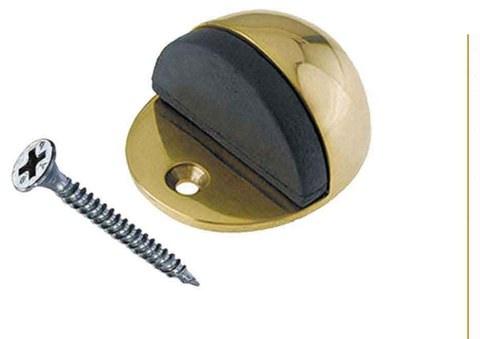 Oval Door Stopper Brass Plated
