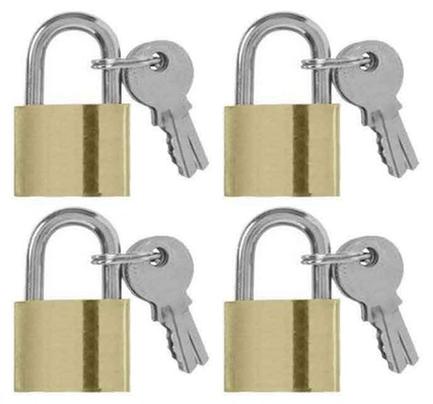 Padlock Pro Solid Brass 4 Keyed Alike, 38mm, 50mm
