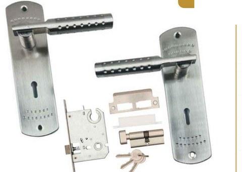 Exclusive Lockset Cylinder Brass Dots