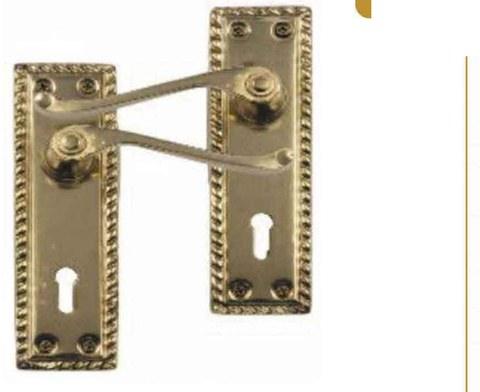 Georgian Lockset Brass 150mm