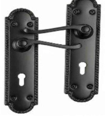 Georgian Lockset Chrome 200mm