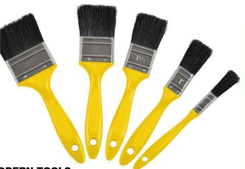Paint Brush Diy – 5 Piece – 25mm, 38mm, 50mm, 50mm, 63mm