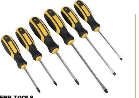 Screwdriver Pro Rubber Grip – 6 Piece