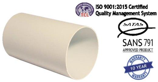 PVC UG Drain Pipe SATAS Class 51 – 100kpa – 110mm x 6m