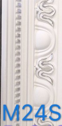 Hard Cornice Color White & Silver