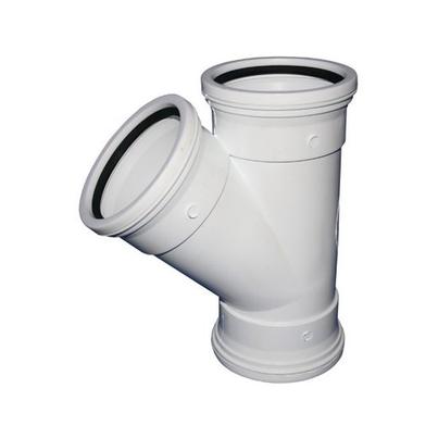 Soil & Vent right hand Y-junction – 110mm x 45mm