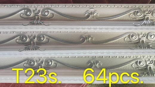 Foam Cornice Color Silver