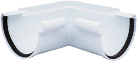PP BB Half Round Gutter Corner 90D Internal